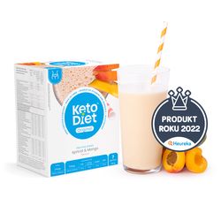 KetoDiet Proteinový nápoj příchuť meruňka a mango (7 porcí)