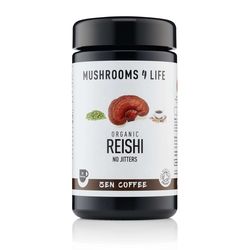 Mushrooms4Life | Adaptogenní instantní káva Reishi- 3.2 g Obsah: 80g - 25 dávek
