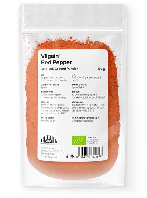 Vilgain Paprika mletá BIO uzená 50 g