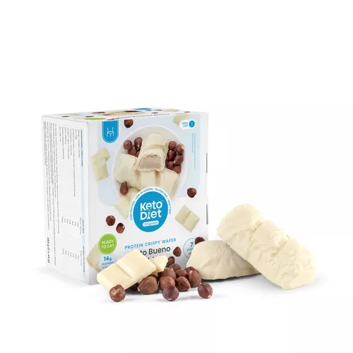 Keto Bueno White – křupavé oplatky (7 porcí)