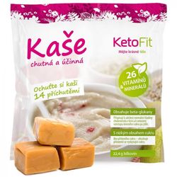 Proteinová krupičná kaše KetoFit karamel, 5 porcí