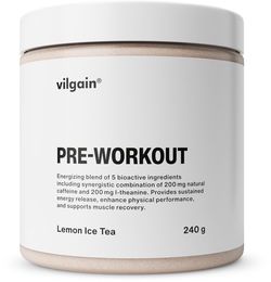 Vilgain Pre-Workout citronový ledový čaj 240 g