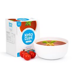 KetoDiet Proteinová polévka rajčatová s nudlemi (7 porcí)