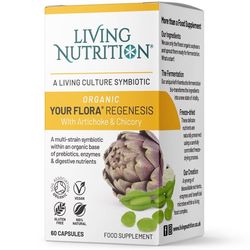 LIVING NUTRITION Fermentovaná synbiotika s artyčokem a čekankou - Your Flora Regenesis