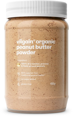 Vilgain Arašídové máslo v prášku BIO – jemné 450 g