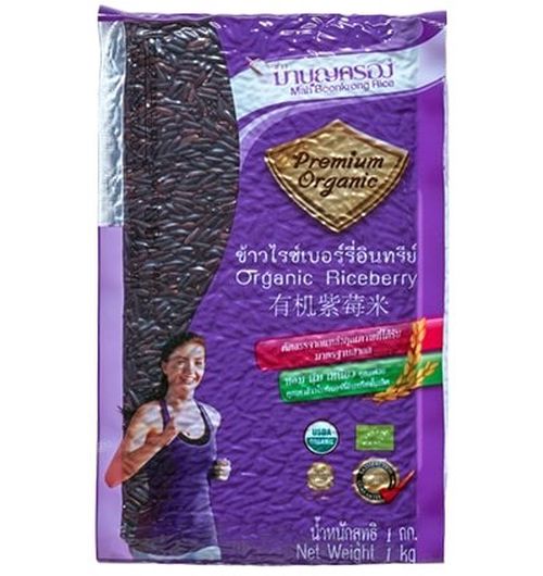 Mah Boonkrong Rice | Černá bio jasmínová rýže - Riceberry - 1 kg