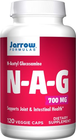 Jarrow Formulas N-A-G (N-Acetyl-D-Glukosamin) 700 mg, 120 rostlinných kapslí