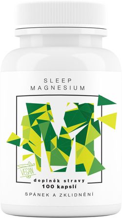 BrainMax Sleep Magnesium, Hořčík Treonát, 800 mg, 100 kapslí