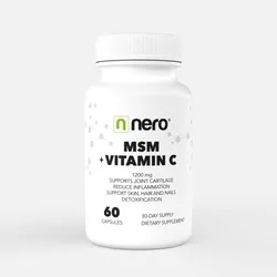 NERO MSM + Vitamín C, kapsle, 1200 mg