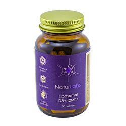 NaturLabs Česká republika Liposomální Vitamín D3 + K2 Lite 60 kapslí