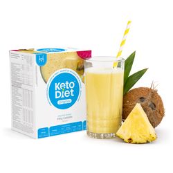 KetoDiet Proteinový nápoj příchuť Piňa Colada (7 porcí)