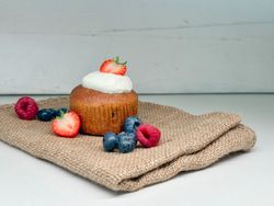 Proteinový muffin s lesním ovocem | 6 porcí