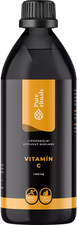 Pure rituals lipozomální Vitamín C, tekutý, 200 ml