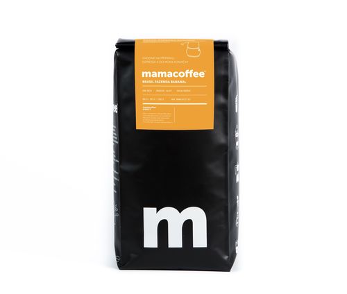 Mamacoffee - Brasil fazenda Bananal, 1000g Druh mletí: Zrno