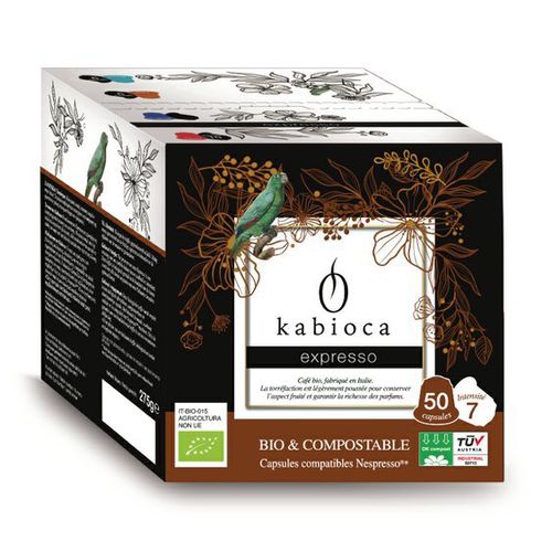 Cafédirect BIO kompostovatelné kávové kapsle pro Nespresso Espresso 50ks *it-bio-015 certifikát