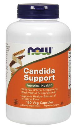 NOW® Foods NOW Candida Support, 180 rostlinných kapslí