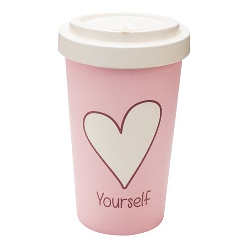 Woodway - opakovaně použitelný kelímek z bambusu Love Yourself 500 ml