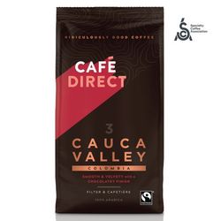 Cafédirect - Colombia Cauca SCA 82 Valley mletá káva 227g  Akční cena