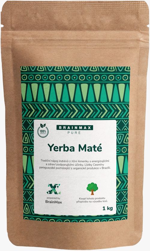 Votamax BrainMax Pure Organic Yerba Maté, 1000 g