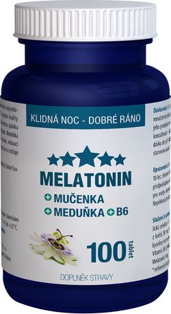 Melatonin Mučenka Meduňka B6 tbl.100