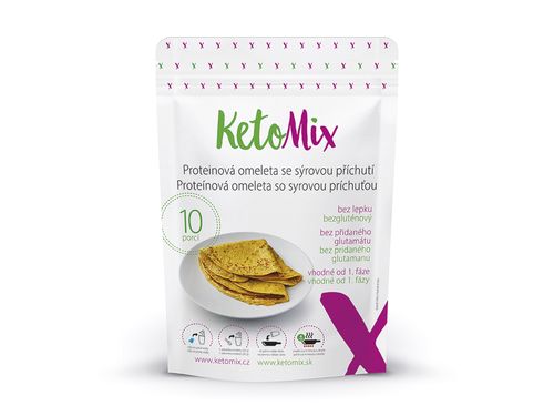 KetoMix Proteinová omeleta se sýrovou příchutí (10 porcí ) 320 g