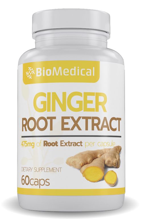 Ginger Root Extract - zázvorový extrakt v kapslích 60 caps