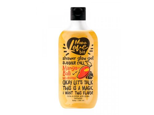 Bisou - Bio MonoLove - Sprchový gel výživa, Mango-Bali, 300 ml