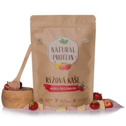 Proteinová rýžová kaše - Jahoda a bílá čokoláda (480 g)