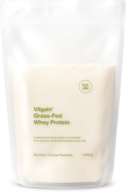 Vilgain Grass-Fed Whey Protein marcipánová sušenka s pistáciemi 1000 g