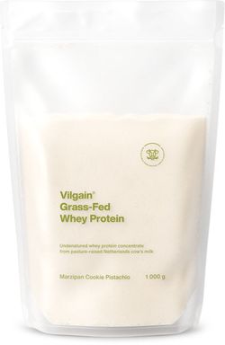 Vilgain Grass-Fed Whey Protein marcipánová sušenka s pistáciemi 1000 g