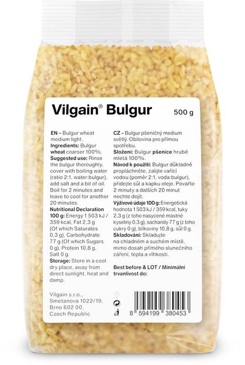 Vilgain Bulgur 500 g