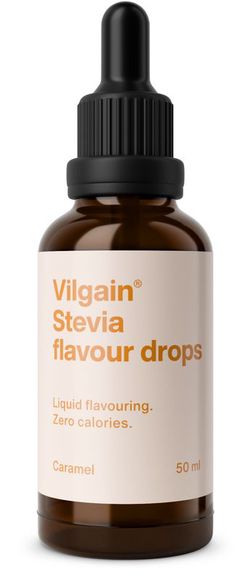 Vilgain Stevia Drops karamel