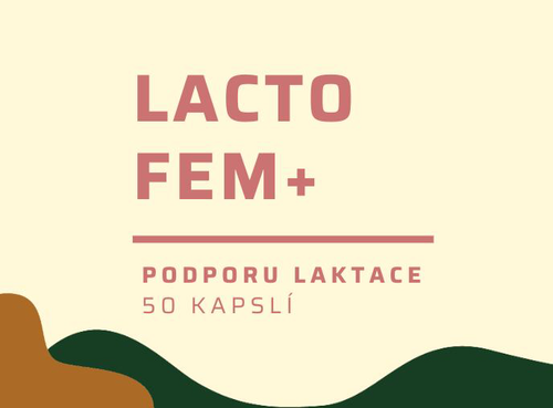 LactoFem+ - podporu laktace 50 kapslí