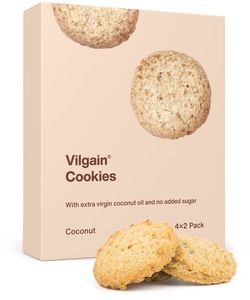 Vilgain Cookies BIO kokos 135 g (4 x 2 sušenky)