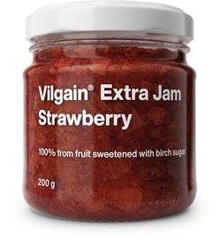 Vilgain Extra džem jahoda s březovým cukrem 200 g