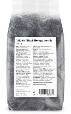 Vilgain Čočka černá Beluga 300 g