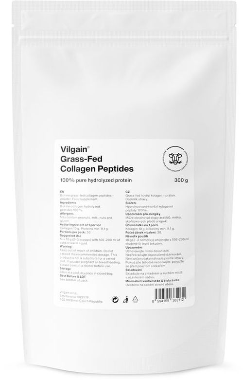 Vilgain Grass-Fed Kolagenní peptidy 300 g