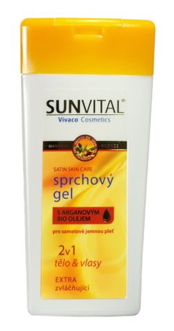 Zvláčňující sprchový gel s arganovým olejem 2v1 SUN VITAL