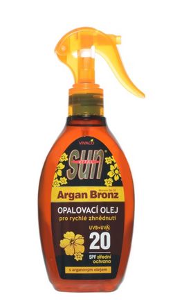 VIVACO Opalovací olej s BIO arganovým olejem SPF 20 SUN VITAL