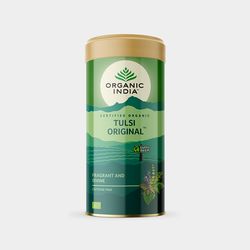 Organic India Tulsi Original BIO, plech 100 g *CZ-BIO-001 certifikát