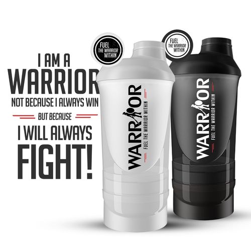 Smart Šejkr Warrior vícedílný 600ml + 350ml 600ml + 350ml Bílá