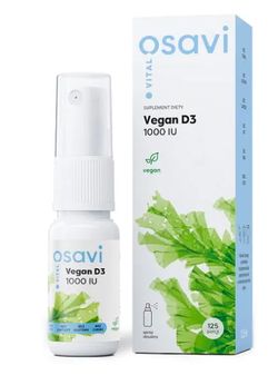 Osavi - Vegan Vitamin D3 (1000IU), ústní sprej, 12,5 ml