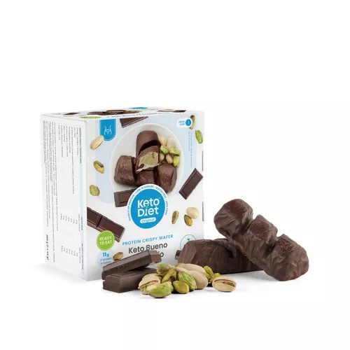 Keto Bueno Pistachio – křupavé oplatky (7 porcí)