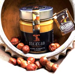 INCACAO Ořechové máslo z lískových ořechů obohacené o sušený MCT olej a kolagen