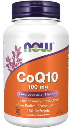 Now® Foods NOW CoQ10 (koenzym Q10) 100 mg, 150 kapslí