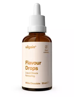 Vilgain Flavour Drops – bílá čokoláda 50 g