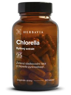 Chlorella přírodní extrakt v kapslích