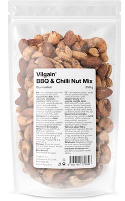 Vilgain Směs nasucho pražených ořechů bbq s chilli 250 g