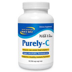 North American Herb & Spice | Wholefood vitamín C v kapslích - Purely-C - 90 ks