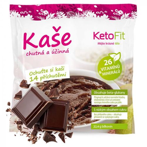 Proteinová krupičná kaše KetoFit čoko, 5 porcí